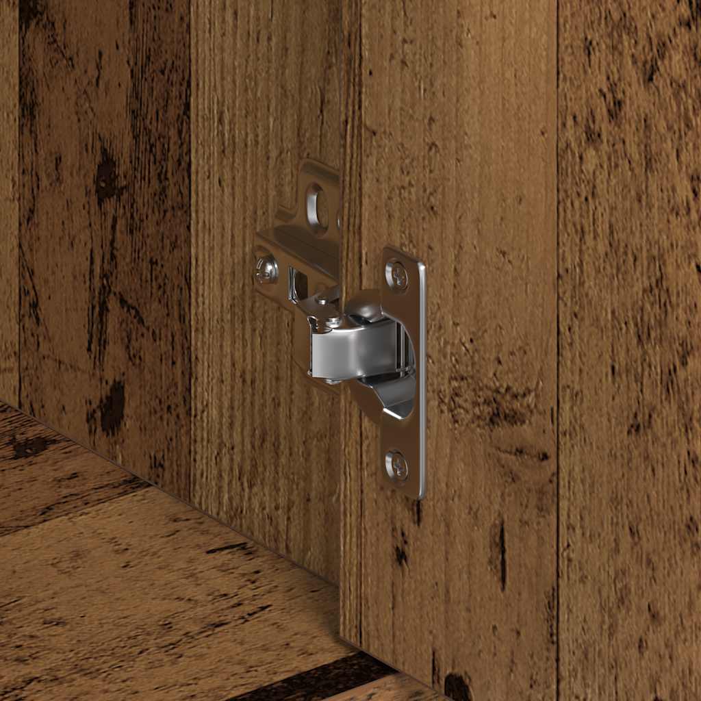 skænk 88x30x70 cm konstrueret træ gammelt træ-look