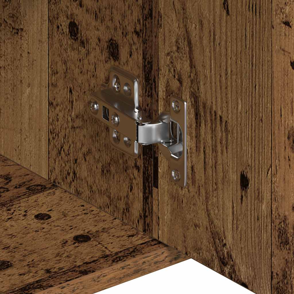 skænk 88x30x70 cm konstrueret træ gammelt træ-look