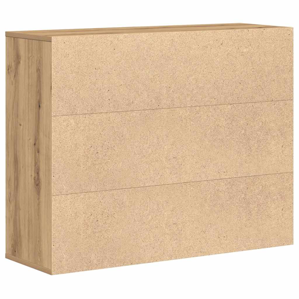 skænk 88x30x70 cm konstrueret træ kunsteg