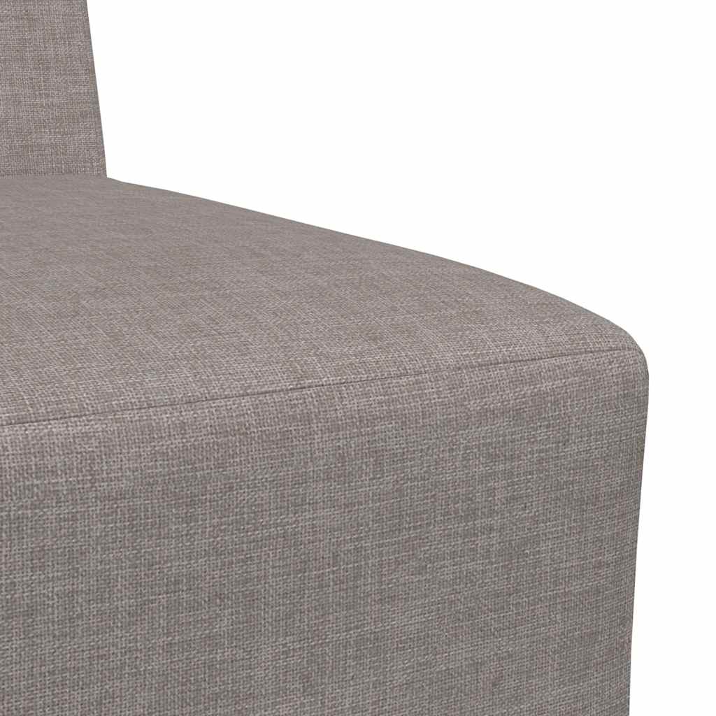 modulær sofa uden armlæn taupe 55 cm stof