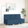 modulær sofa uden armlæn blå 55 cm stof