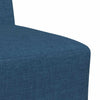 modulær sofa uden armlæn blå 55 cm stof