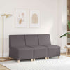 sofastol uden armlæn 55 cm kunstlæder grå