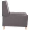 sofastol uden armlæn 55 cm kunstlæder grå