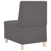 sofastol uden armlæn 55 cm kunstlæder grå