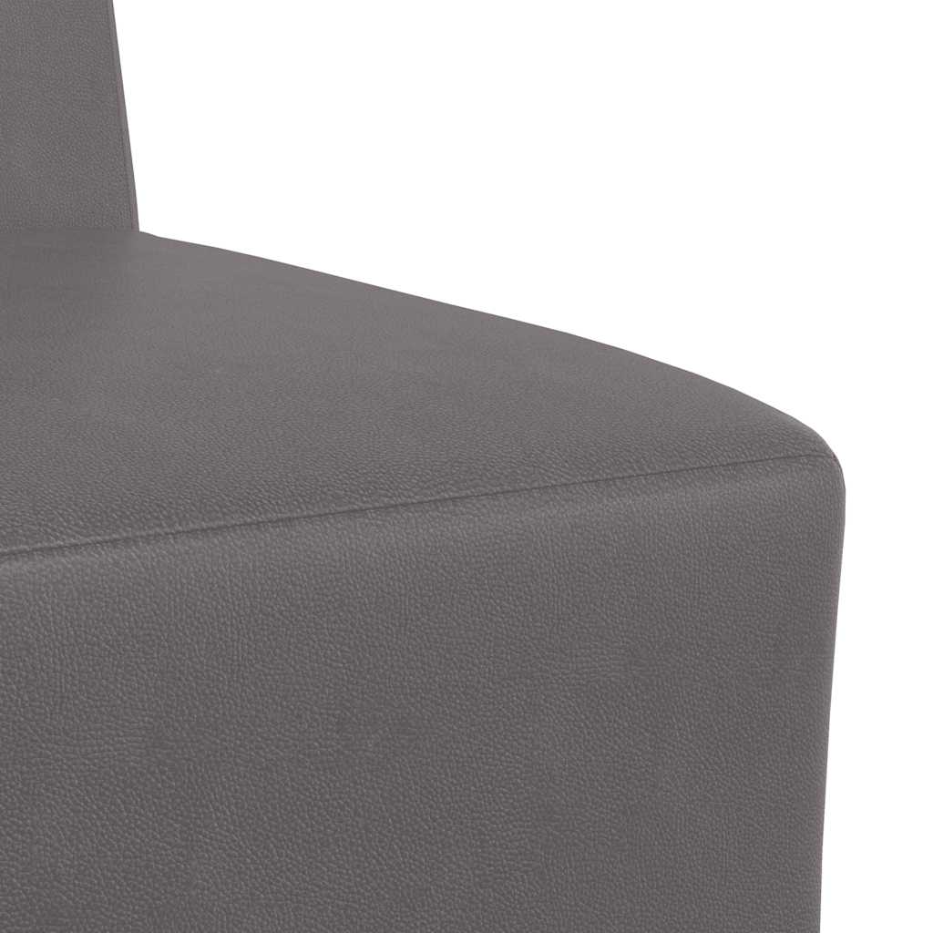 sofastol uden armlæn 55 cm kunstlæder grå