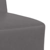 sofastol uden armlæn 55 cm kunstlæder grå
