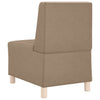 sofastol uden armlæn 55 cm kunstlæder Cappuccino