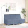 sofastol uden armlæn 55 cm fløjlsstof blå