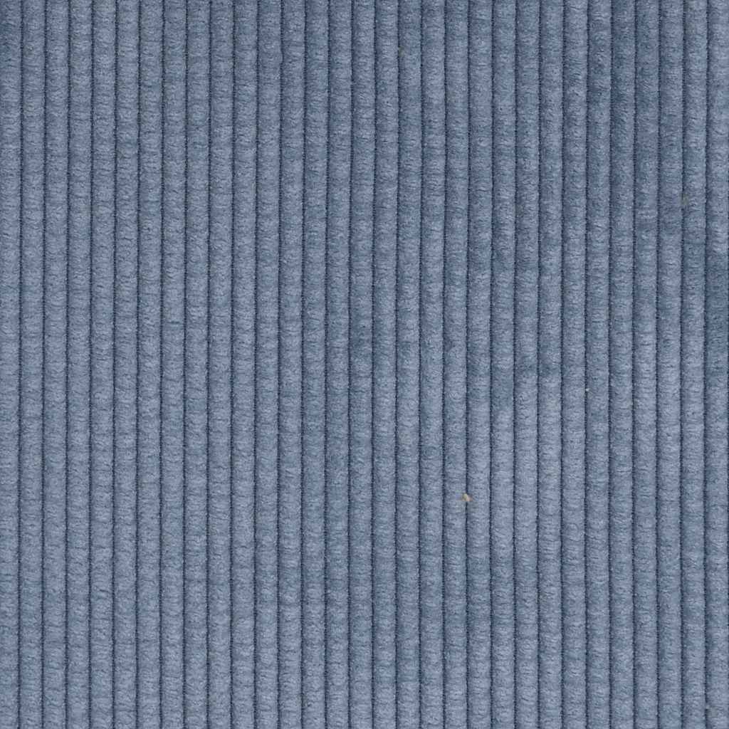 sofastol uden armlæn 55 cm fløjlsstof blå