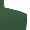 sofastol uden armlæn 55 cm fløjlsstof junglegrøn