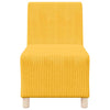 sofastol uden armlæn 55 cm stof lysegul