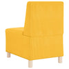 sofastol uden armlæn 55 cm stof lysegul