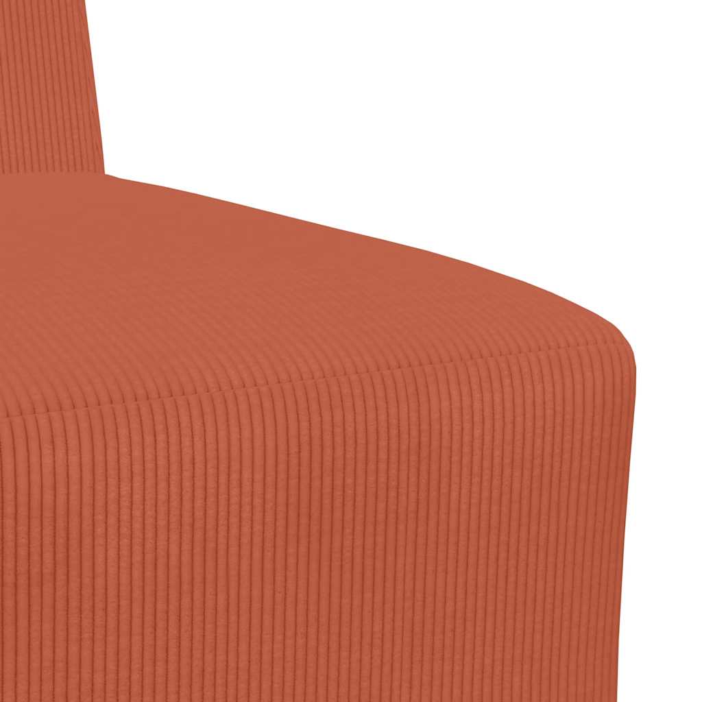 sofastol uden armlæn 55 cm fløjlsstof blå