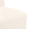 modulær sofa uden armlæn cremefarvet 55 cm krøllet uldlignende stof