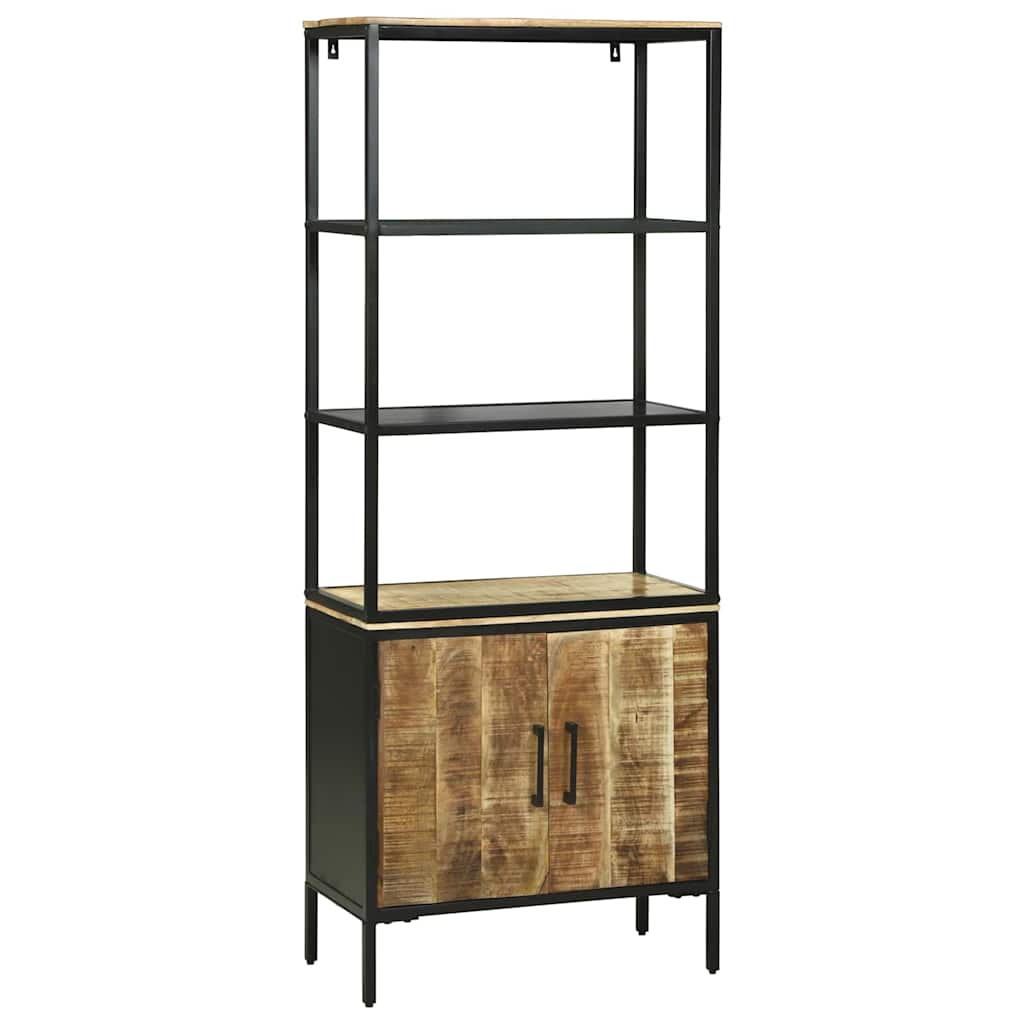 Highboard Brun 70 x 35 x 180 cm Massivt mangotræ