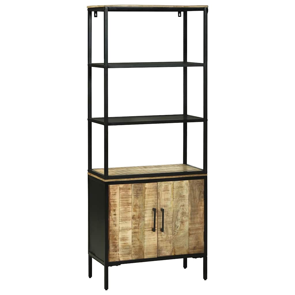 Highboard Brun 70 x 35 x 180 cm Massivt mangotræ