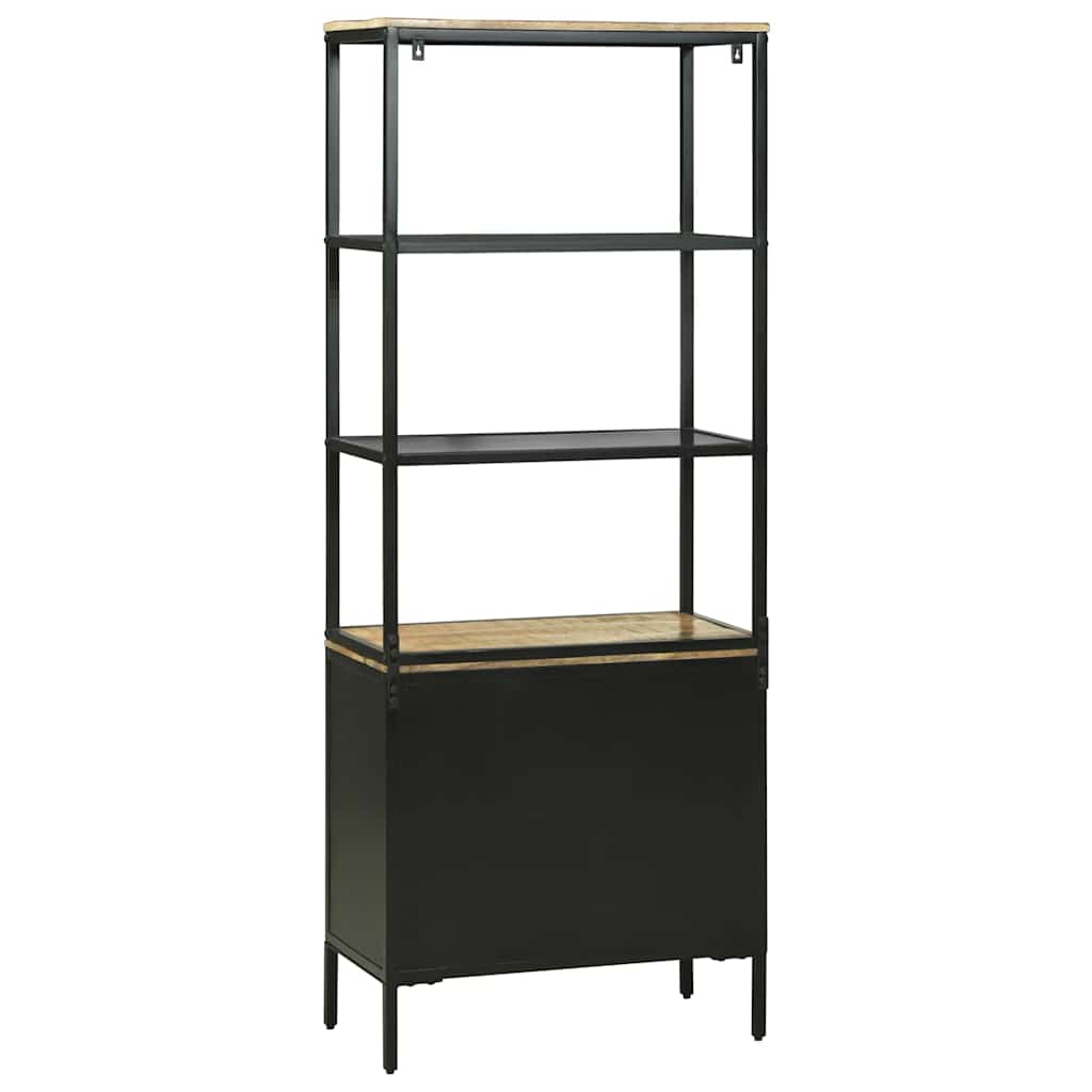 Highboard Brun 70 x 35 x 180 cm Massivt mangotræ