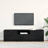 TV-skab med skuffe Sort 140 x 35 x 40 cm Konstrueret træ