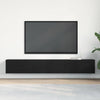 TV-skab 2 pcs Sort 100 x 30 x 30 cm Konstrueret træ