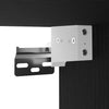 TV-skab 2 pcs Sort 30,5 x 30 x 102 cm Konstrueret træ