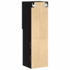 TV-skab 2 pcs Sort 30,5 x 30 x 102 cm Konstrueret træ