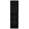 TV-skab 2 pcs Sort 30,5 x 30 x 102 cm Konstrueret træ