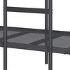 køjeseng uden madras 107x203 cm stål sort