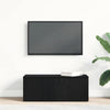 TV-bord med skuffe Sort 80 x 34 x 30 cm Konstrueret træ