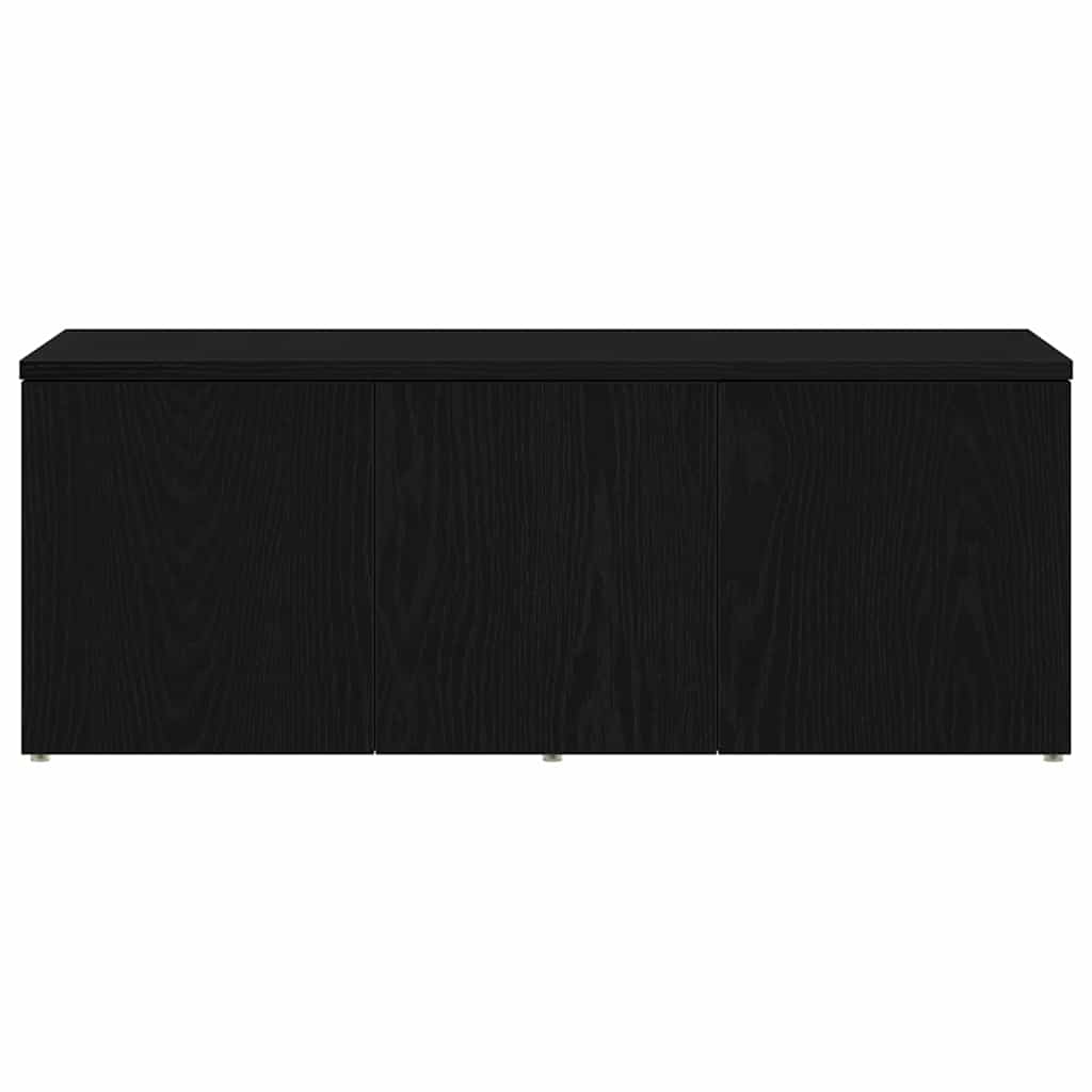 TV-bord med skuffe Sort 80 x 34 x 30 cm Konstrueret træ