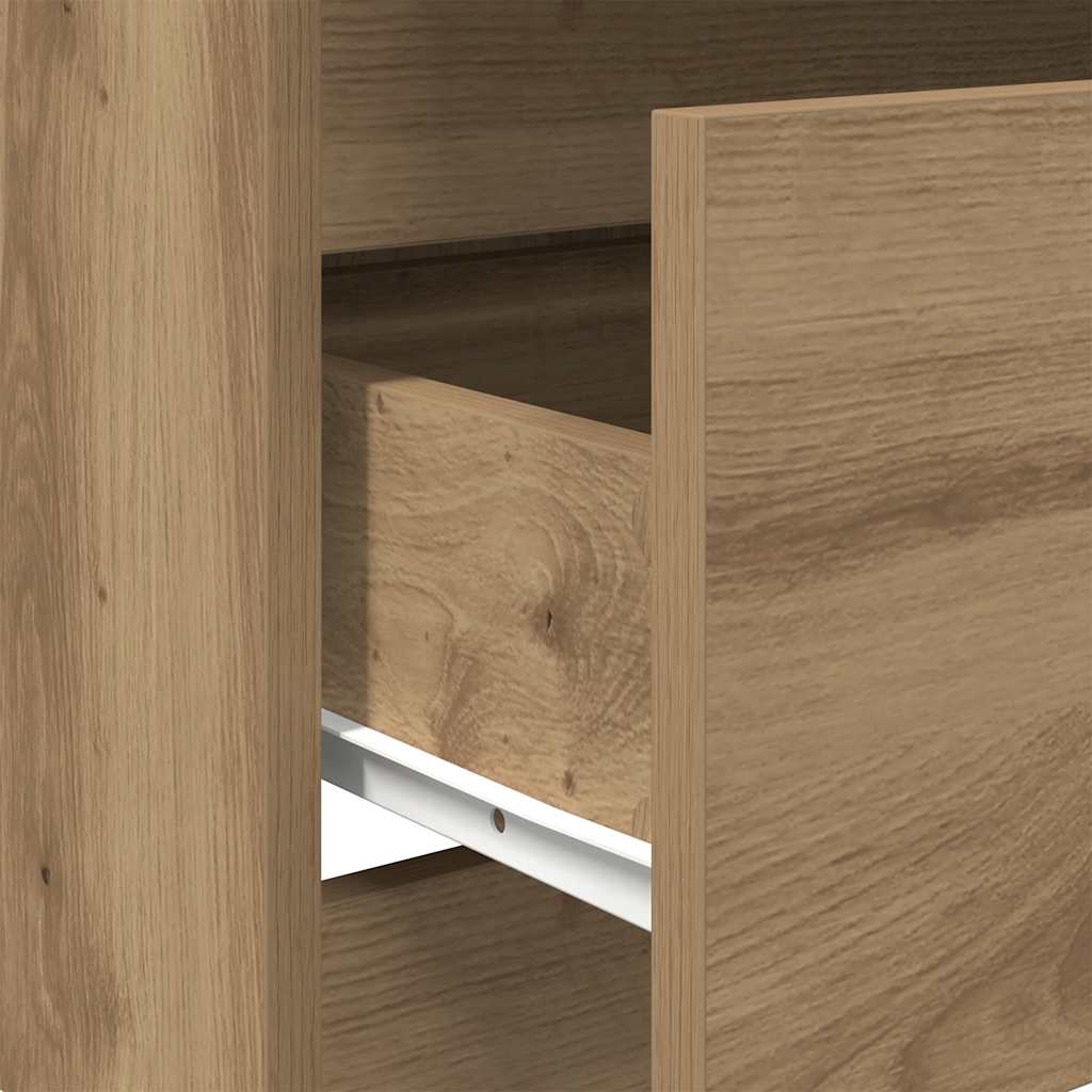 skænk 60x35x76 cm konstrueret træ kunsteg