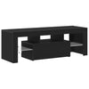 TV-skab Sort 120 x 35 x 40 cm Konstrueret træ