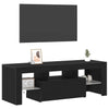 TV-skab Sort 120 x 35 x 40 cm Konstrueret træ