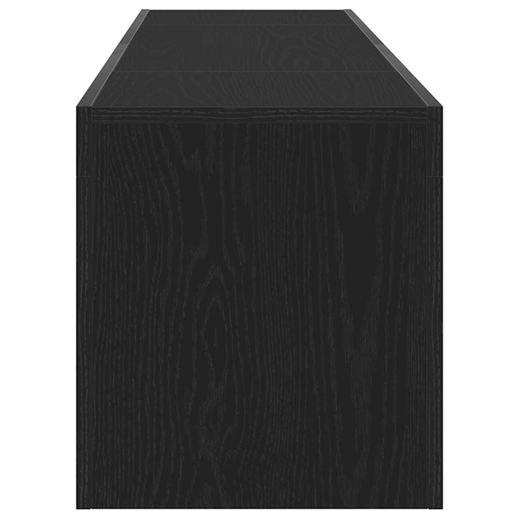 TV-skab Sort 120 x 35 x 40 cm Konstrueret træ