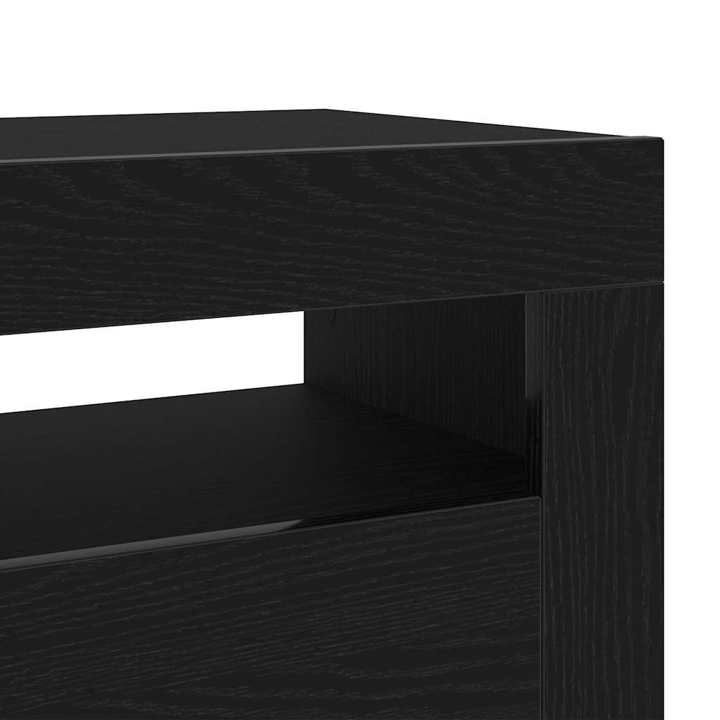 TV-skab Sort 60 x 35 x 40 cm Konstrueret træ