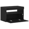 TV-skab Sort 60 x 35 x 40 cm Konstrueret træ