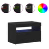 TV-skab 2 pcs Sort 60 x 35 x 40 cm Konstrueret træ
