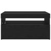 TV-skab 2 pcs Sort 75 x 35 x 40 cm Konstrueret træ