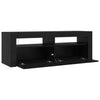 TV-skab Sort 120 x 35 x 40 cm Konstrueret træ