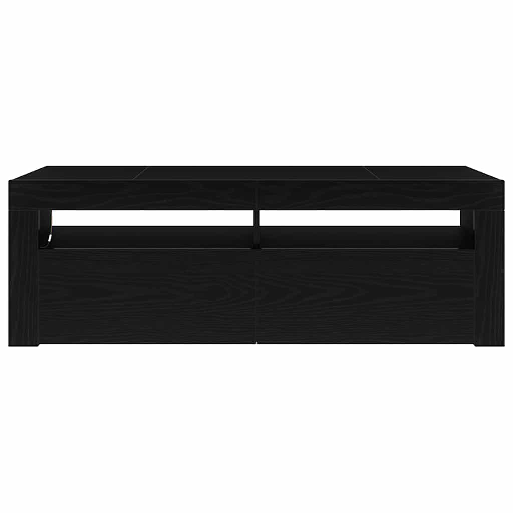 TV-skab Sort 120 x 35 x 40 cm Konstrueret træ
