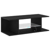 TV-skab Sort 90 x 39 x 30 cm Konstrueret træ