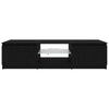 TV-skab Sort 140 x 40 x 35.5 cm Konstrueret træ