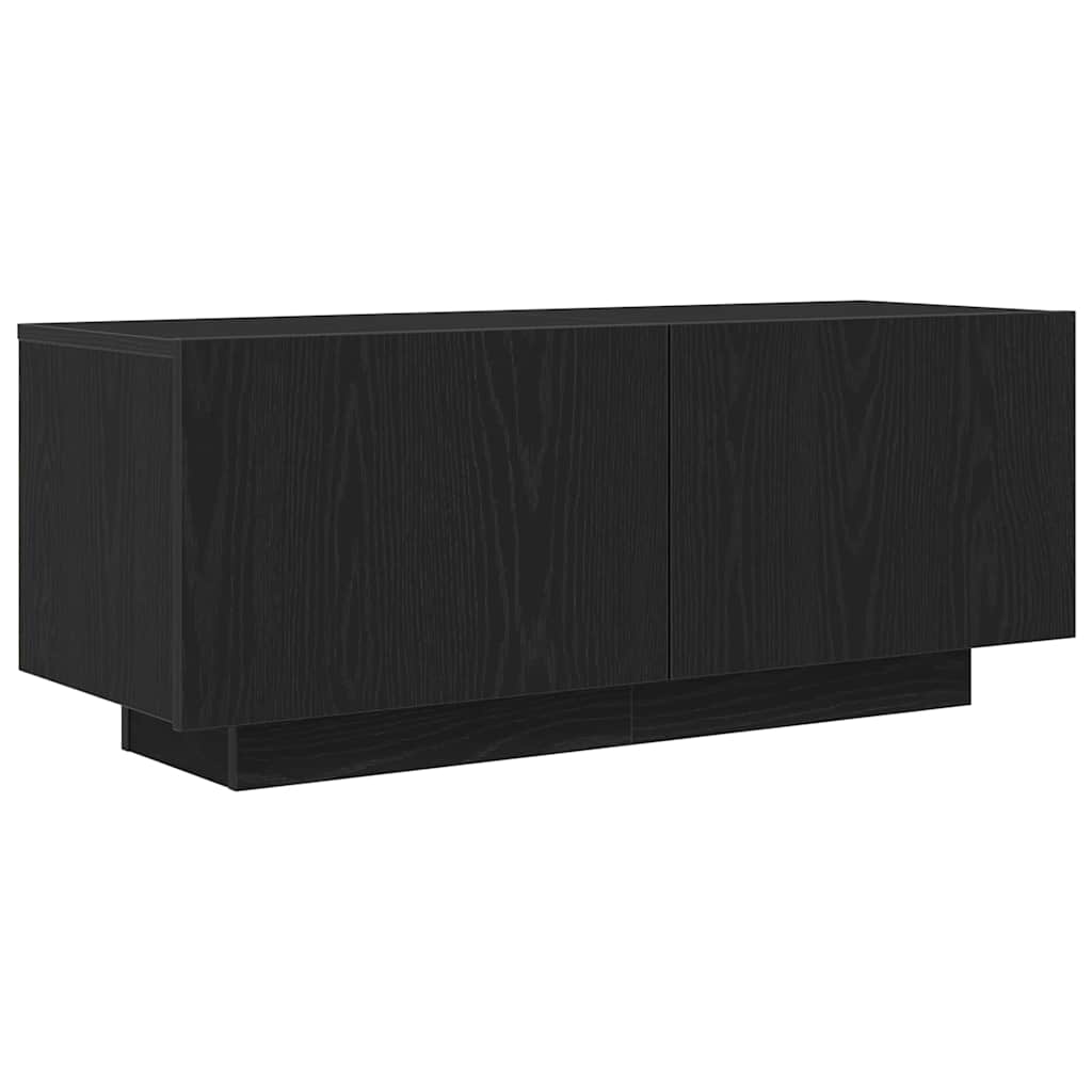 TV-skab Sort 100 x 35 x 40 cm Konstrueret træ
