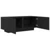 TV-skab Sort 100 x 35 x 40 cm Konstrueret træ