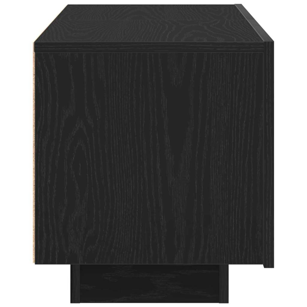 TV-skab Sort 100 x 35 x 40 cm Konstrueret træ