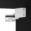 Væghængt TV Skab Sort eg 30.5 x 30 x 110 cm Konstrueret træ