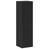 Væghængt TV Skab Sort eg 30.5 x 30 x 110 cm Konstrueret træ
