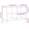 TV-skab Brun 69.5 x 30 x 50 cm Konstrueret træ
