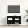 TV-skab Sort 69.5 x 30 x 50 cm Konstrueret træ