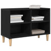 TV-skab Sort 69.5 x 30 x 50 cm Konstrueret træ